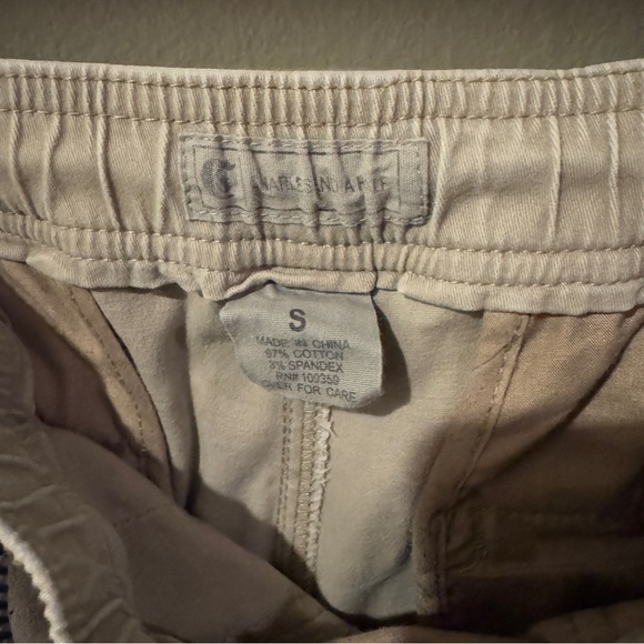 Men's Casual Tan Joggers - Picture 2 of 3